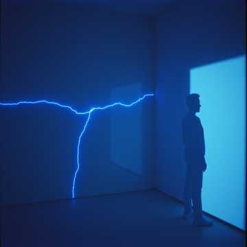 Veins of Neon Glass Electronic Dark Male 27